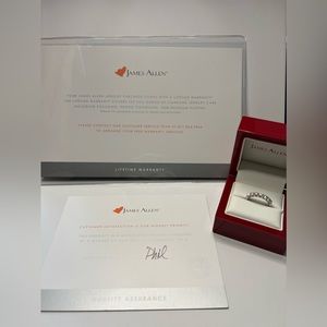 James Allen low dome 7 diamond Anniversary Band!!! Gorgeous!!!! 1 carat TW